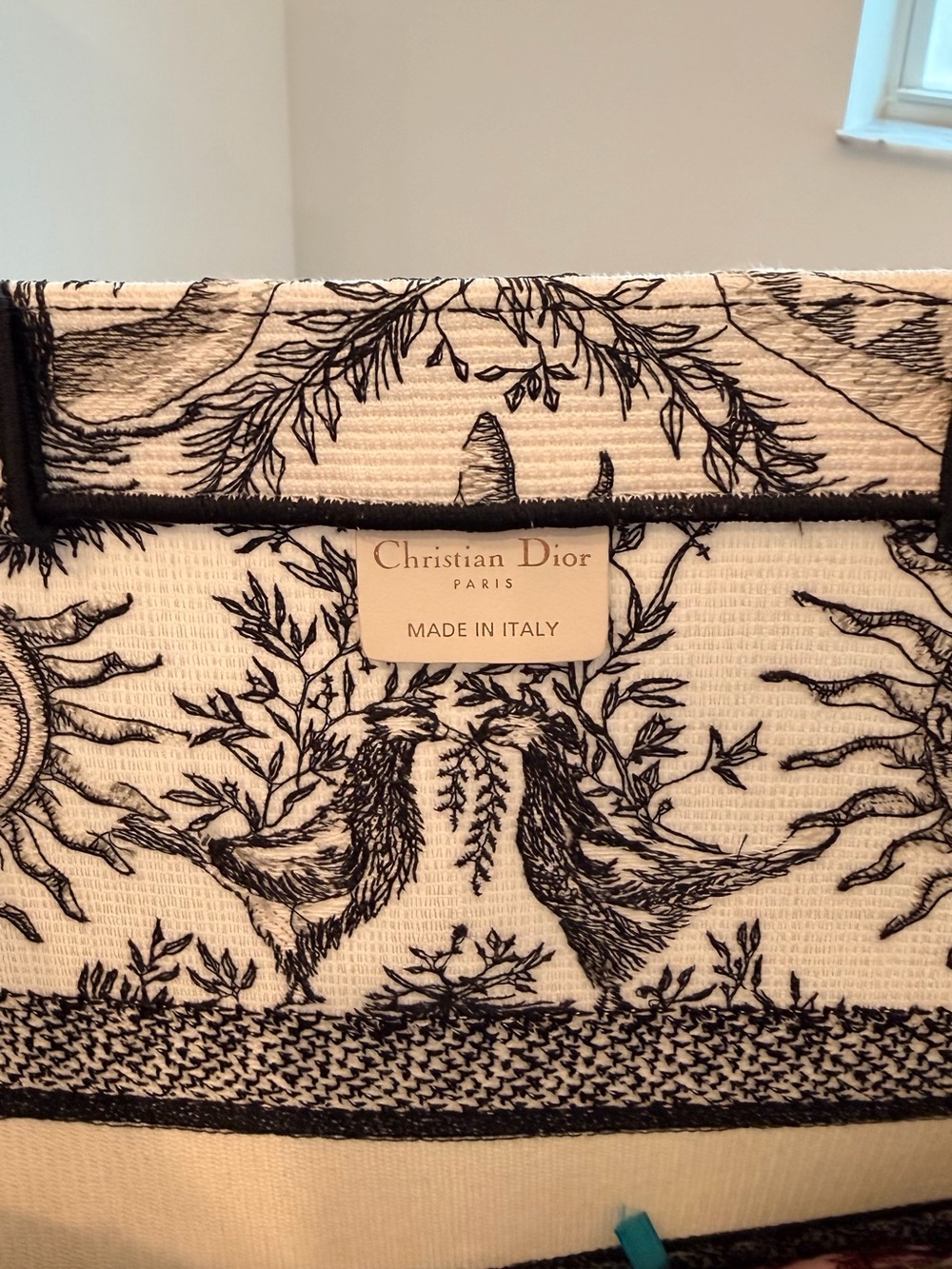 Dior Cream and Black Toile de Jouy Book Tote - Picture 4 of 13
